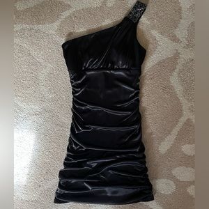 Black cocktail dress